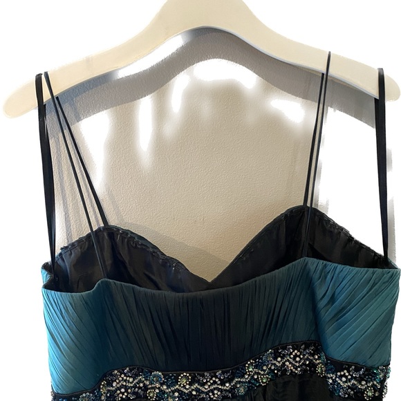 Shahani Couture ombré chiffon evening gown size 18 - Picture 14 of 15